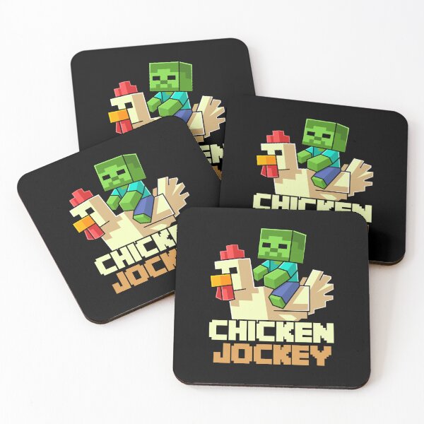 Item preview, Chicken-Jockey Zombie Pixel Art Gamer For Boys Kids designed and sold by Kubala Designs.