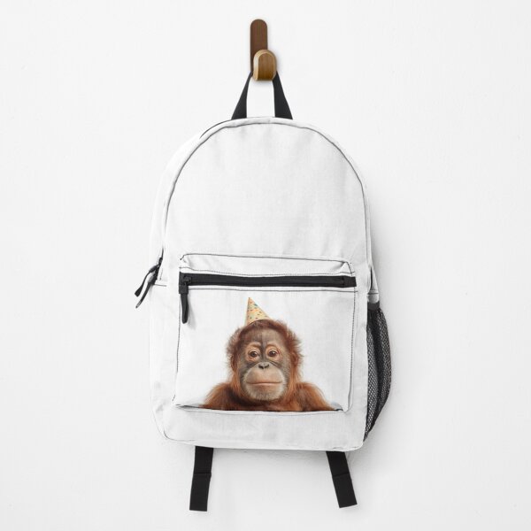 Item preview, Cute Orangutan with Party Hat Birthday Celebration designed and sold by LazyOwlStore.