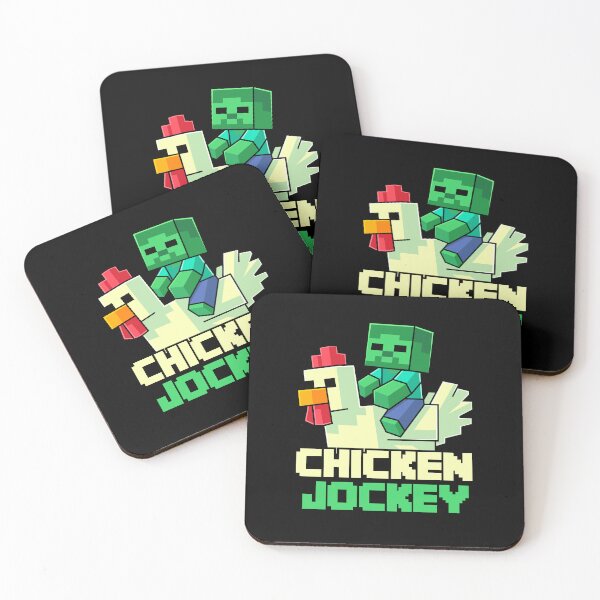 Item preview, Chicken-Jockey Zombie Pixel Art Gamer For Boys Kids designed and sold by Kubala Designs.