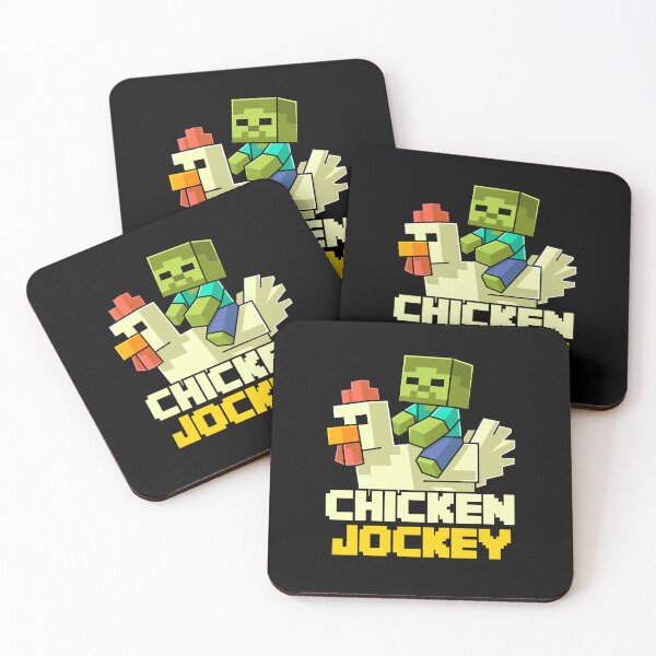 Item preview, Chicken-Jockey Zombie Pixel Art Gamer For Boys Kids designed and sold by Kubala Designs.