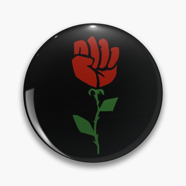 Item preview, Socialist Rose Fist – Democratic Socialism & Anti-Capitalist Symbol designed and sold by RockFireMerch.