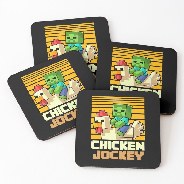 Item preview, Chicken-Jockey Zombie Pixel Art Gamer For Boys Kids designed and sold by Kubala Designs.