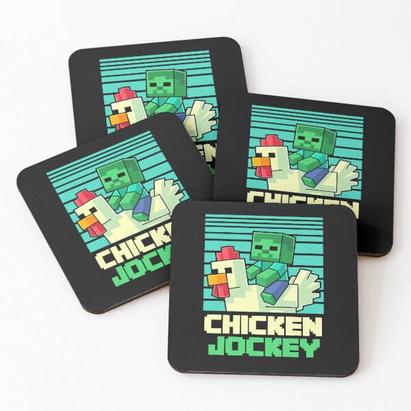 Item preview, Chicken-Jockey Zombie Pixel Art Gamer For Boys Kids designed and sold by Kubala Designs.