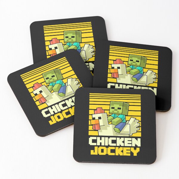 Item preview, Chicken-Jockey Zombie Pixel Art Gamer For Boys Kids designed and sold by Kubala Designs.