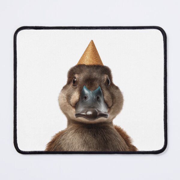 Item preview, Cute Platypus with Party Hat Birthday Celebration designed and sold by LazyOwlStore.