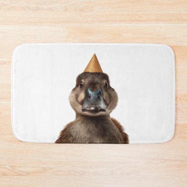 Item preview, Cute Platypus with Party Hat Birthday Celebration designed and sold by LazyOwlStore.