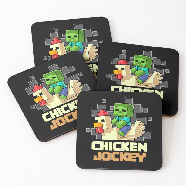 Item preview, Zombie Chicken-Jockey Pixel Art Gamer For Boys Kids designed and sold by Kubala Designs.