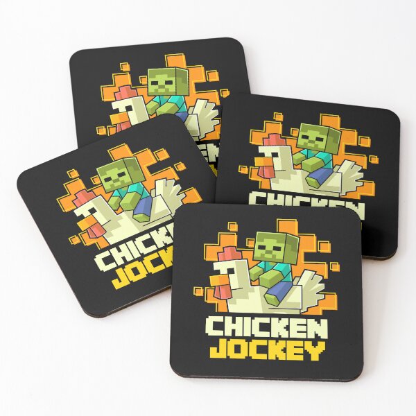 Item preview, Funny Chicken Jockey Pixel Art Gamer For Boys Kids designed and sold by Kubala Designs.