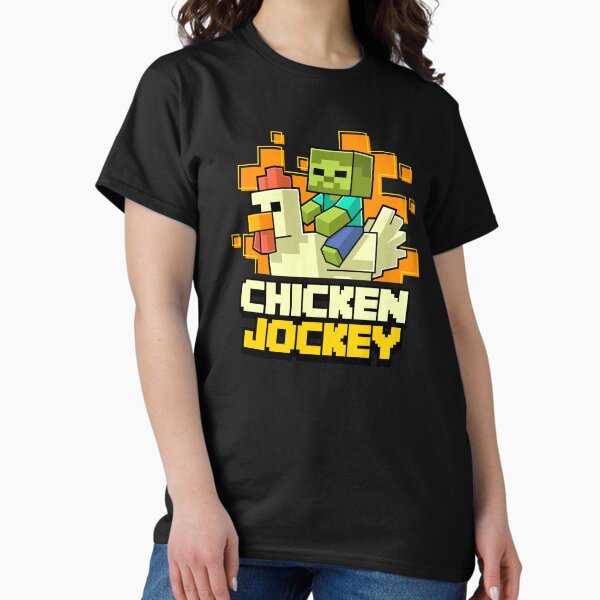 Item preview, Funny Chicken Jockey Pixel Art Gamer For Boys Kids designed and sold by Kubala Designs.
