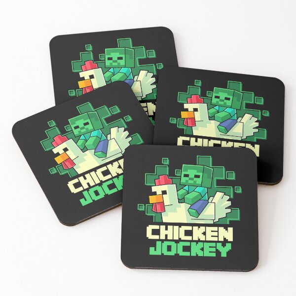Item preview, Funny Chicken Jockey Pixel Art Gamer For Boys Kids designed and sold by Kubala Designs.