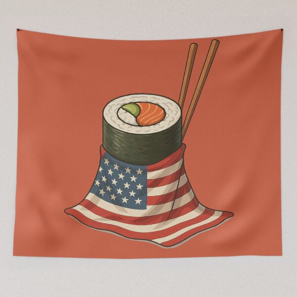 Item preview, American Sushi – Japan Meets USA designed and sold by AleTot.