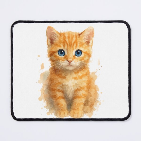 Item preview, Cute Ginger Tabby Kitten with Blue Eyes designed and sold by JulieSouster.
