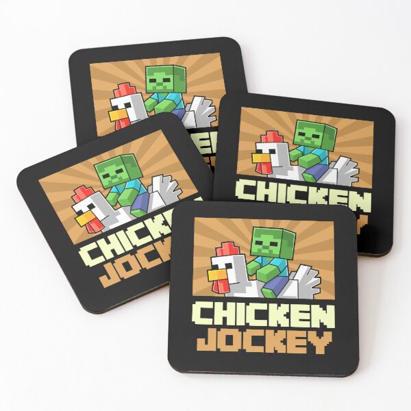 Item preview, Chicken Jockey Pixel Art Gamer For Boys Kids designed and sold by Kubala Designs.