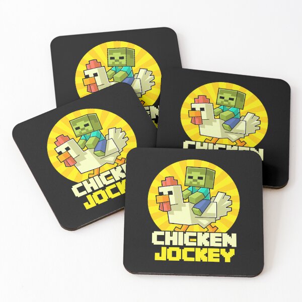 Item preview, Chicken Jockey Pixel Art Gamer For Boys Kids designed and sold by Kubala Designs.