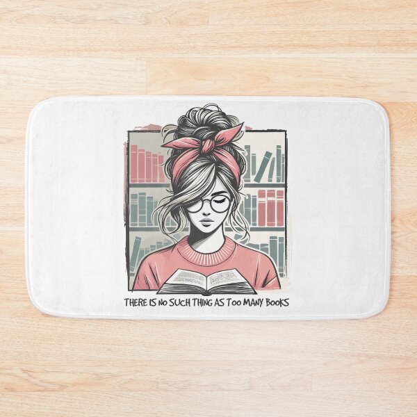 Item preview, Book Lover Meets Retro Book Girl Look designed and sold by LuminOrb.