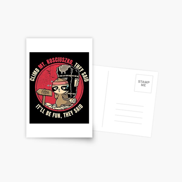 Item preview, Climb Mount Kosciuszko They Said Funny Hiker designed and sold by LegsMiserable.