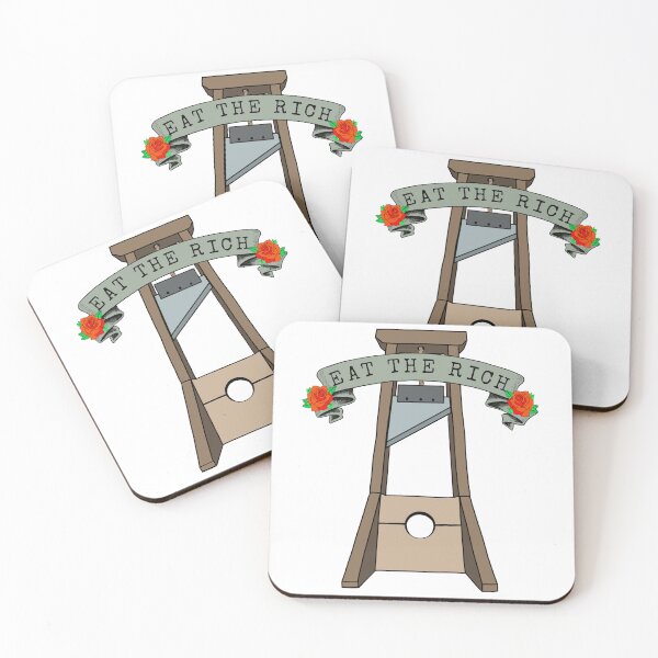 Item preview, Eat The Rich - Guillotine Anti Capitalist designed and sold by RockFireMerch.