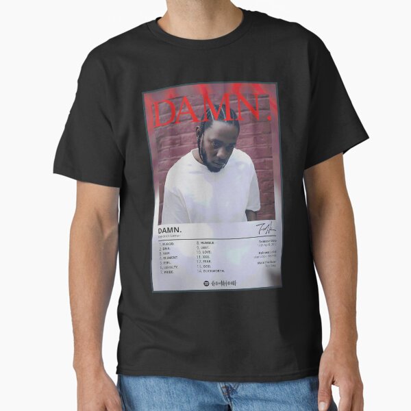 Aperçu de l'œuvre Kendrick Lamar - DAMN. Pochette de l'album créée et vendue par Ginovativedy.