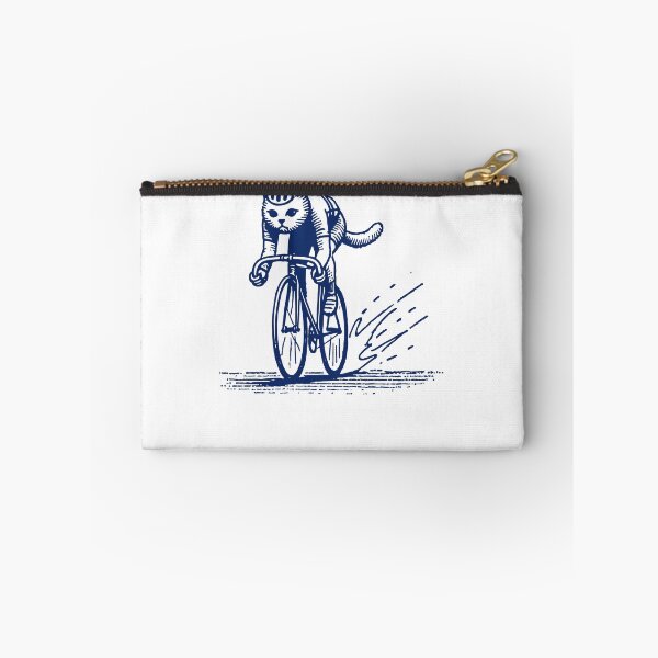 Item preview, Retro Racing Bike Cat For Sporty Bike Fans designed and sold by LuminOrb.