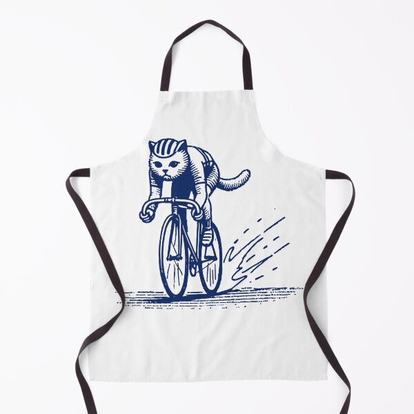 Item preview, Retro Racing Bike Cat For Sporty Bike Fans designed and sold by LuminOrb.