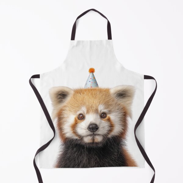 Item preview, Cute Red Panda with Party Hat Birthday Celebration designed and sold by LazyOwlStore.