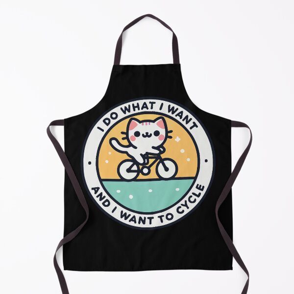 Item preview, Self-determined Cat On A Bike With A Statement designed and sold by LuminOrb.