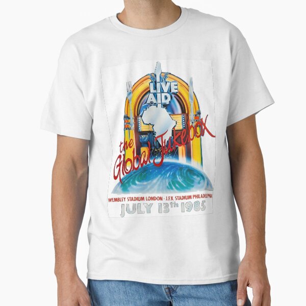LIVE AID Tシャツ ホワイト 80's LIVE AID チャリティーライブTシャツ 85年 SCREEN STARS 白