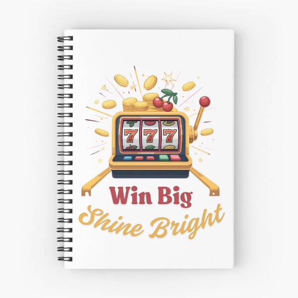 Item preview, Win Big, Shine Bright – Jackpot Slot Machine Design designed and sold by buttamelal.