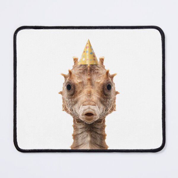 Item preview, Cute Seahorse with Party Hat Birthday Celebration designed and sold by LazyOwlStore.