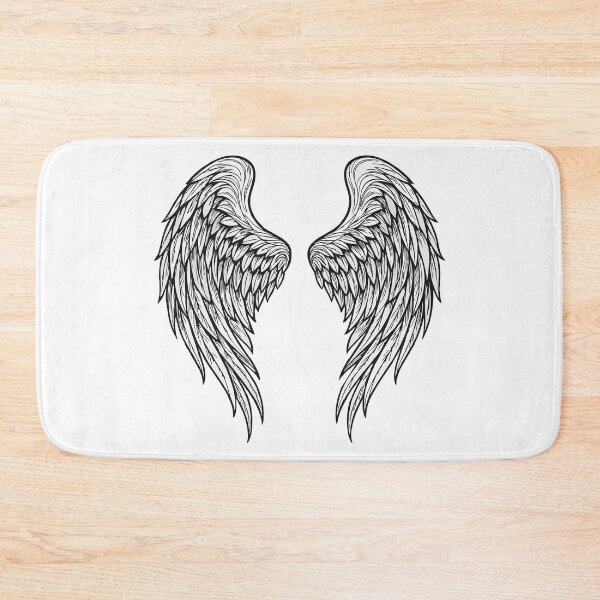 Item preview, Agel wings outline drawing designed and sold by EchoOfSilence.