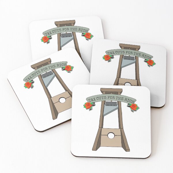 Item preview, Guillotine Eat the Rich -  Sarcastic Corporate Wealth designed and sold by RockFireMerch.