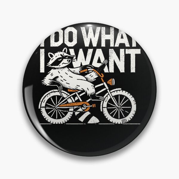 Item preview, Raccoon Bike Motif For Individualists With Style designed and sold by LuminOrb.
