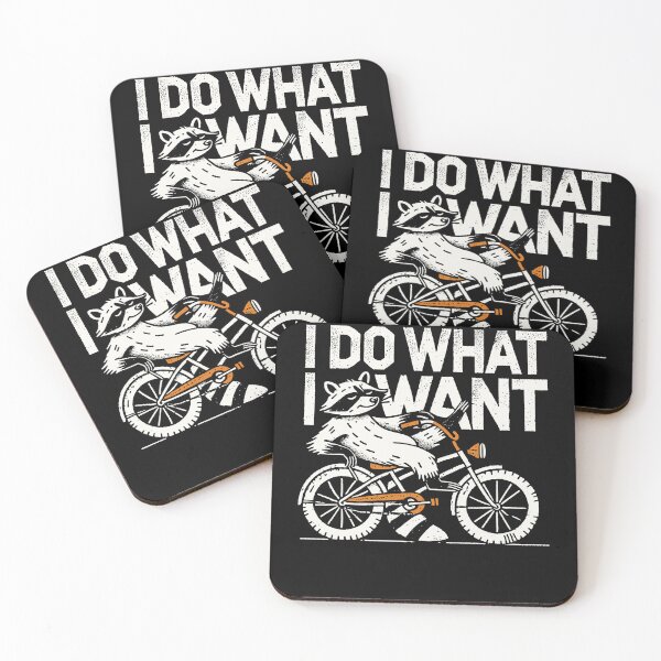 Item preview, Raccoon Bike Motif For Individualists With Style designed and sold by LuminOrb.