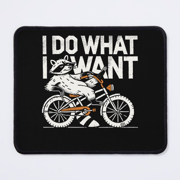 Item preview, Raccoon Bike Motif For Individualists With Style designed and sold by LuminOrb.