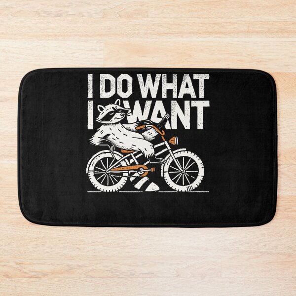 Item preview, Raccoon Bike Motif For Individualists With Style designed and sold by LuminOrb.