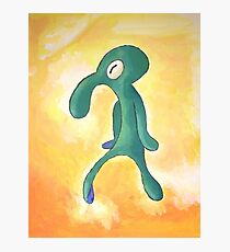 Bold and Brash, Painting by Squidward Photographic Print