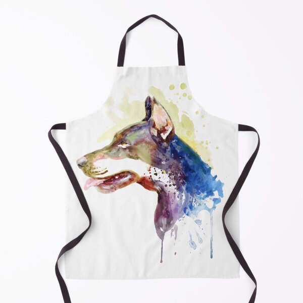 Item preview, Doberman Side Profile Watercolor designed and sold by caracatita75.