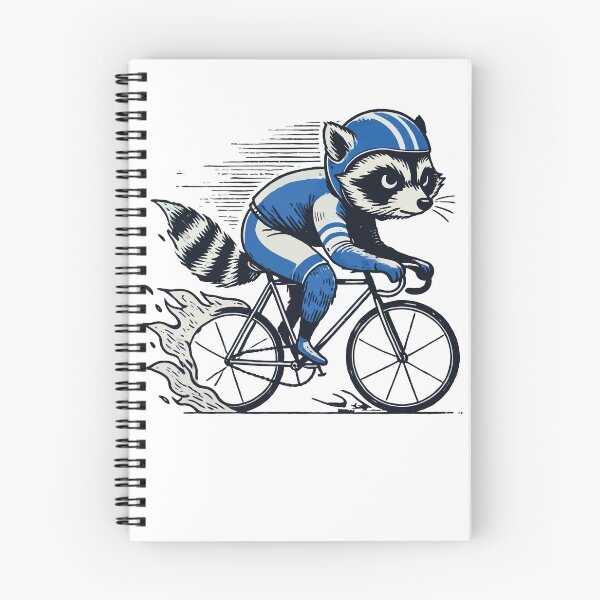 Item preview, Funny Racing Bike Raccoon For Bike Lovers designed and sold by LuminOrb.