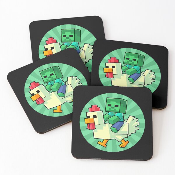 Item preview, Chicken Jockey Pixel Art Gamer For Boys Kids designed and sold by Kubala Designs.