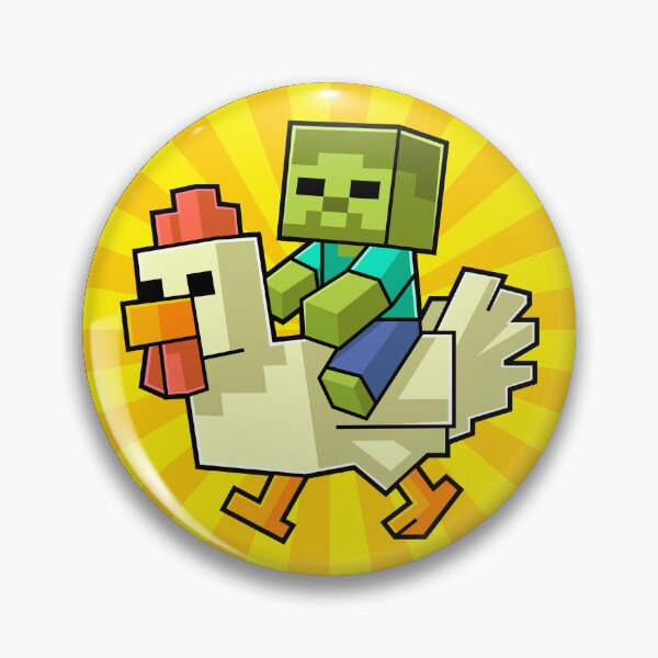 Item preview, Chicken Jockey Pixel Art Gamer For Boys Kids designed and sold by Kubala Designs.