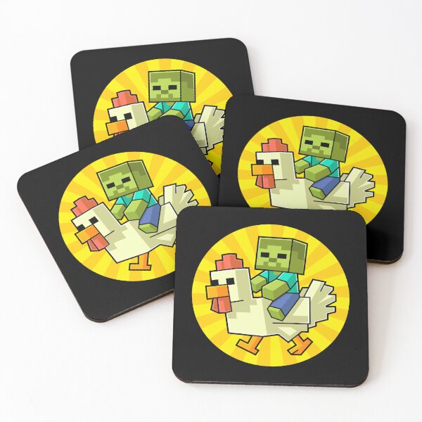 Item preview, Chicken Jockey Pixel Art Gamer For Boys Kids designed and sold by Kubala Designs.