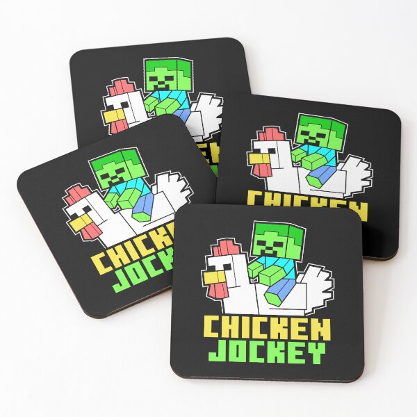 Item preview, Chicken-Jockey Zombie Pixel Art Gamer For Boys Kids designed and sold by Kubala Designs.