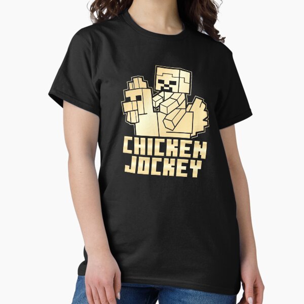 Item preview, Chicken-Jockey Zombie Pixel Art Gamer For Boys Kids designed and sold by Kubala Designs.