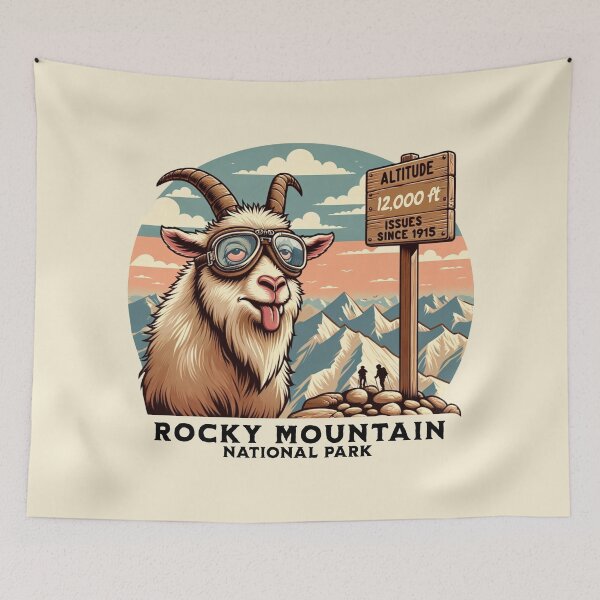 Item preview, Altitude Issues Since 1915 – Rocky Mountain Goat Humor designed and sold by KZbubble.