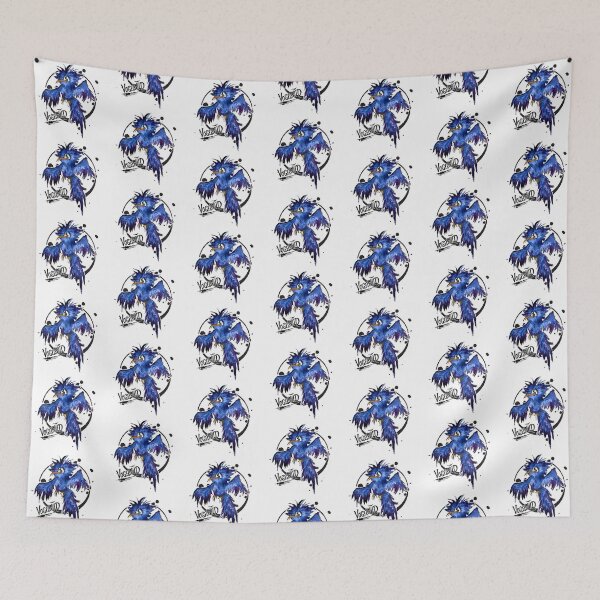 Item preview, Vogelwild- The crazy blue cartoon bird in action designed and sold by LumiSoleil.