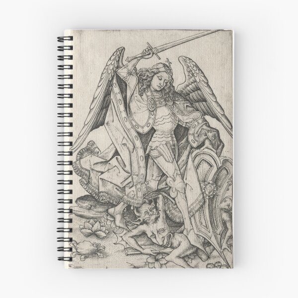 Item preview, Saint Michael, 1450–67. Master ES (German, active 1450–67). Engraving designed and sold by Vintage Designs +.