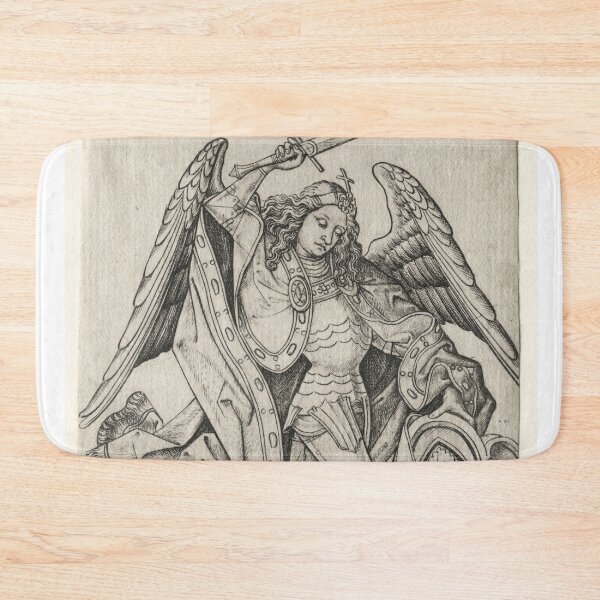 Item preview, Saint Michael, 1450–67. Master ES (German, active 1450–67). Engraving designed and sold by Vintage Designs +.
