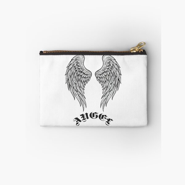 Item preview, Agel wings outline drawing and text angel gothic designed and sold by EchoOfSilence.