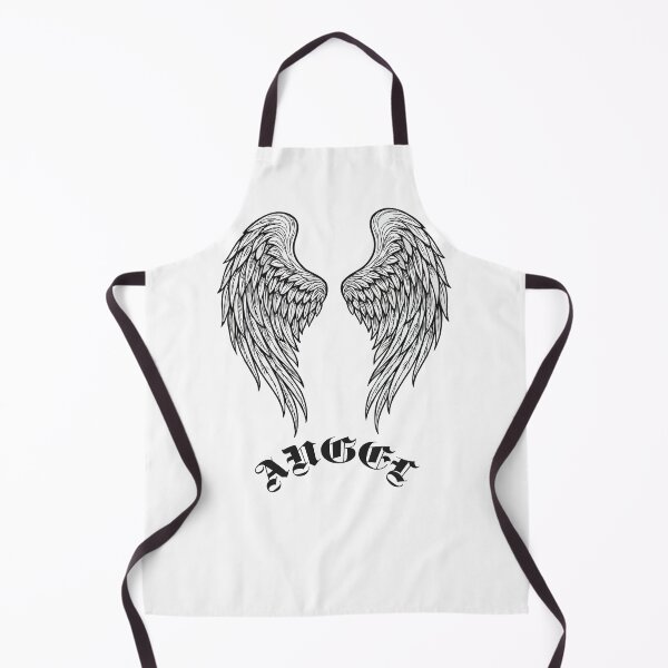 Item preview, Agel wings outline drawing and text angel gothic designed and sold by EchoOfSilence.
