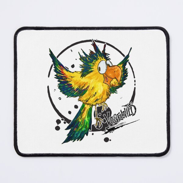 Item preview, Vogelwild - Funny cartoon bird with chaos energy designed and sold by LumiSoleil.